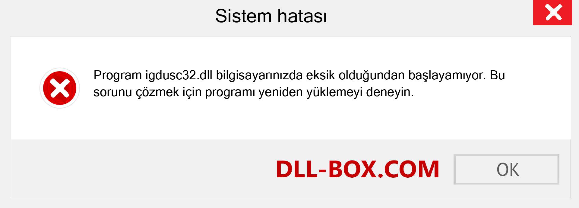 igdusc32.dll dosyası eksik mi? Windows 7, 8, 10 için İndirin - Windows'ta igdusc32 dll Eksik Hatasını Düzeltin, fotoğraflar, resimler